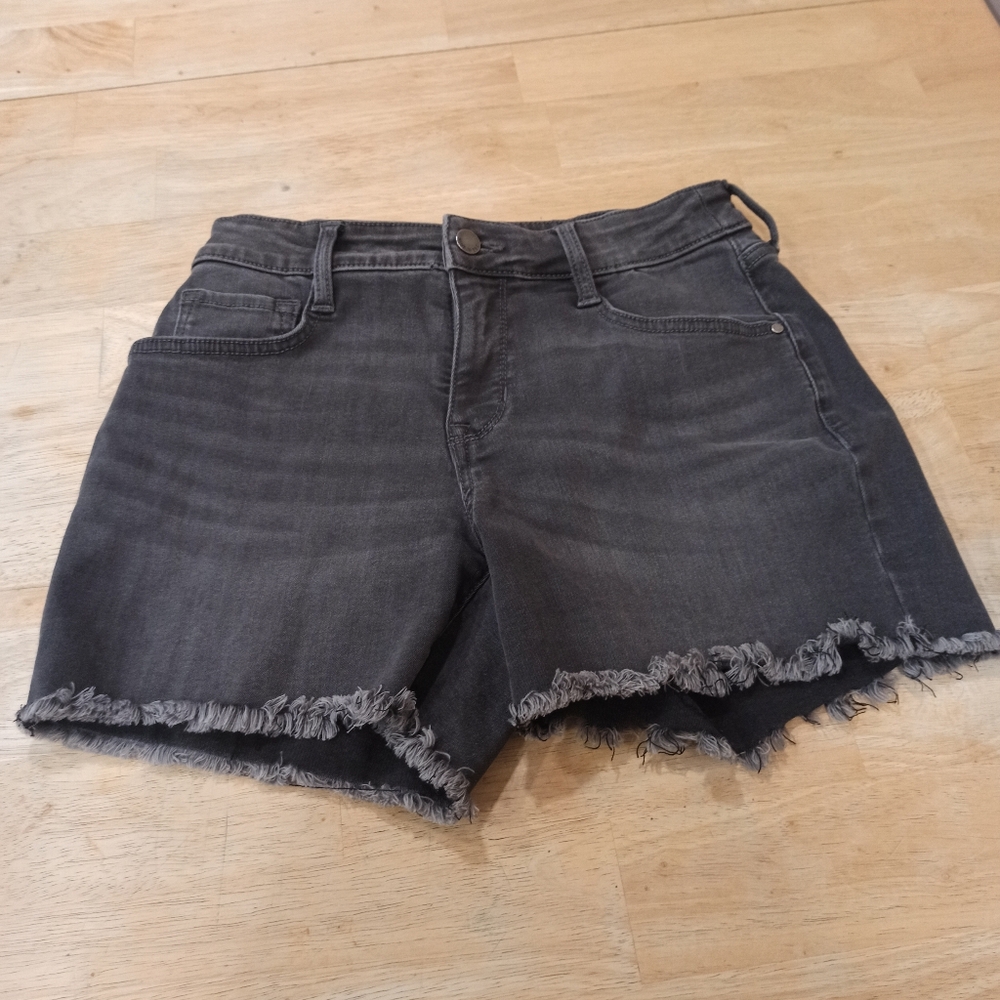 Mine West Women's Black Denim Shorts Size 0